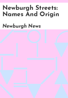 Newburgh_streets__names_and_origin