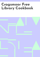 Cragsmoor_Free_Library_cookbook