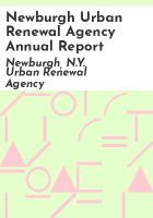 Newburgh_Urban_Renewal_Agency_annual_report