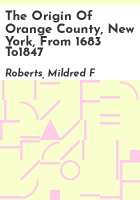 The_origin_of_Orange_County__New_York__from_1683_to1847