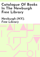 Catalogue_of_books_in_the_Newburgh_Free_Library